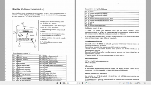 Clark Forklift Truck French CTM CEM 10 20 HPB1 Control Training Manual 4