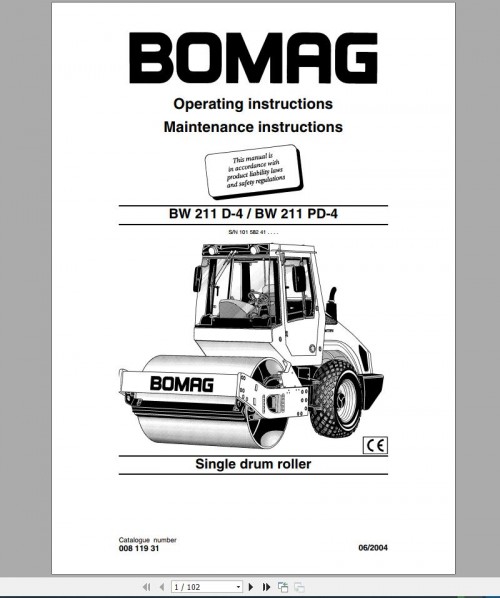 BOMAG 2.08GB DVD Full Set Service Manuals Service Training (2)