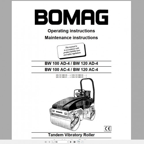 BOMAG 2.08GB DVD Full Set Service Manuals Service Training (8)