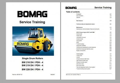 BOMAG 2.08GB DVD Full Set Service Manuals Service Training (9)