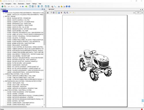 Kubota KE SP EPC 10.2021 Spare Parts Catalog DVD 2