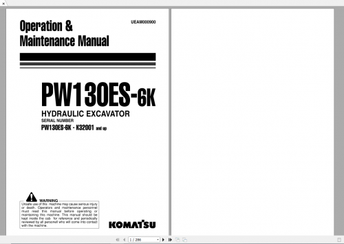 Komatsu-Hydraulic-Excavator-PW130ES-6K-Operation--Maintenance-Manual-UEAM000900.png