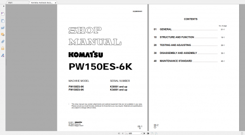 Komatsu-Hydraulic-Excavator-PW150ES-6K-Shop-Manual-UEBM000401-2001.png