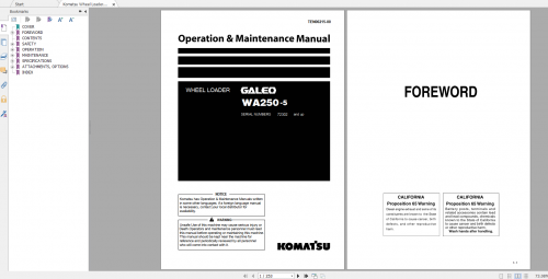 Komatsu-Wheel-Loader-Galeo-WA250-5-Operation--Maintenance-Manual-TEN00215-00-2007.png