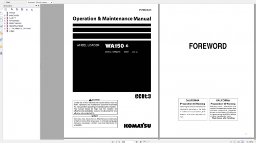 Komatsu-Wheel-Loader-WA150-6-Operation--Maintenance-Manual-PEN00345-01-2009.png