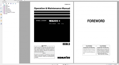 Komatsu-Wheel-Loader-WA200-6-Operation--Maintenance-Manual-PEN00439-00-2009.png