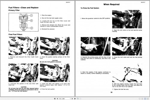 CAT Rotary Track Drills SCH3500A 1401121 WITH DENNISON PUMP SYSTEM VOLUME 2 Service Manual BI008747 