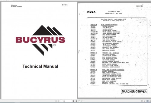 CAT Rotary Track Drills SCH3500BV MS40 Distributor Service Manual BI116131 1