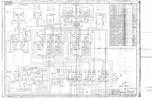 Link Belt Excavator LS 2800 A EX Hydraulic Schematic 1