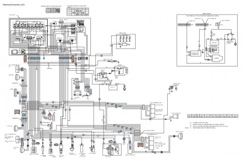 CAT Forklift MCFE DP20K Electrical Diagram 1