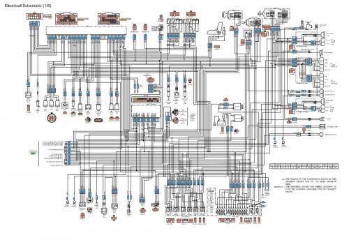 CAT Forklift MCFE GP45N1 Electrical Diagram 1