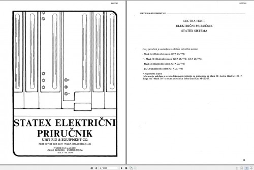 CAT Unit Rig Mining Truck Statex Electrical Service Manual BI007361 1