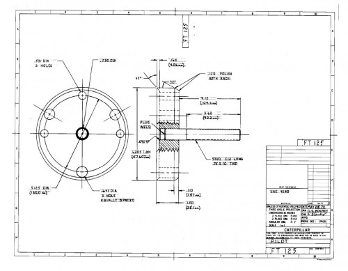 CAT Heavy Equipments FT0101 FT0200 Dimensions EN PDF 2