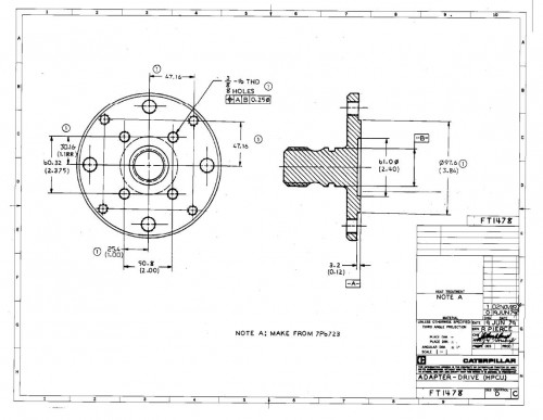 CAT Heavy Equipments FT1401 00 FT1499 Dimensions EN PDF 2