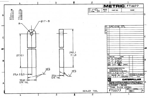CAT Heavy Equipments FT2006 FT2299 00 Dimensions EN PDF 3