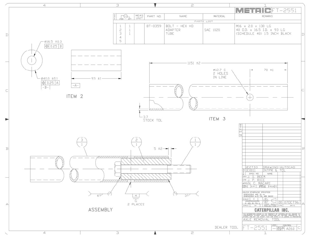 CAT Heavy Equipments FT2500 - FT2599-00 Dimensions EN PDF | Auto Repair ...