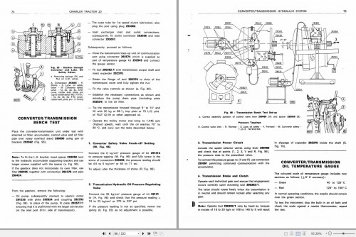 Fiat Allis Crawler Tractor 20 Convert Service Manual 60406024 3