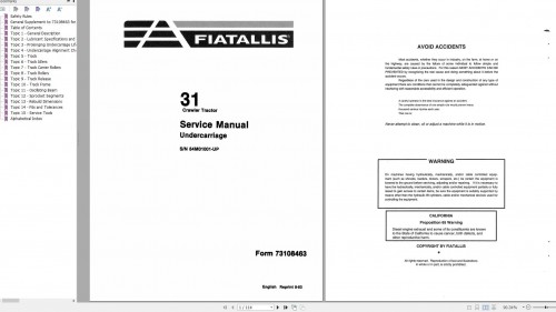 Fiat Allis Crawler Tractor 31 Service Manual 2