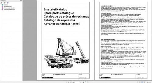 Liebherr Mobile Crane LTM1070 4.2 Spare Parts Catalogue 059959 2014 FR EN (1)