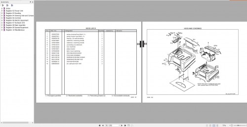 Linde Forklift 347 E20C E25C E30C 600 Parts Manual 3478047803 2006 2