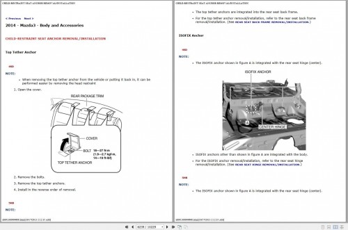 Mazda 3 2014 Workshop Manual and Wiring Diagram 3