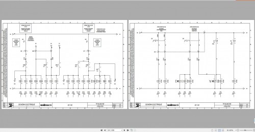 Soilmec Crane SC 120 DMS Moteur CAT Electrical Schematic 47000703 2014 FR 2