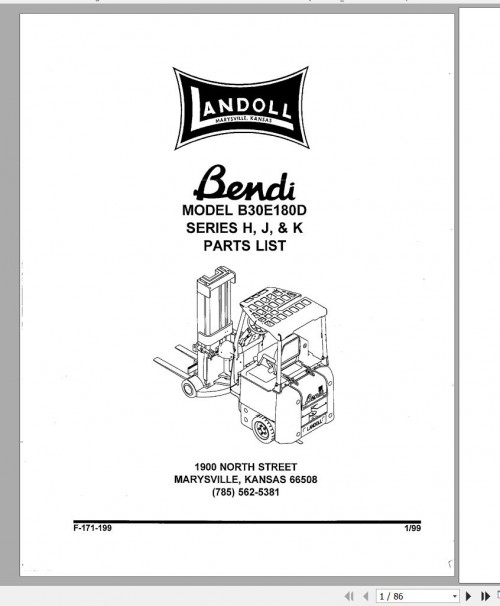 Bendi-Forklift-Model-B30E180D-Series-H-J-K-Parts-Manual-F-171-199-1.jpg