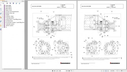 Jungheinrich Forklift EFG 430 GE115 770DZ Spare Parts Manual FN426522 2