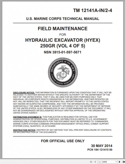 John-Deere-Hydraulic-Excavator-HYEX-250GR-V4-of-5-Field-Maintenance-TM12141AIN4-1.jpg