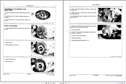 John Deere Loaders 444D 544D 644D Repair Technical Manual TM1341 3