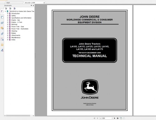 John Deere Agriculture 13.2 GB PDF Technical Manual Service Manual EN DVD 8 13