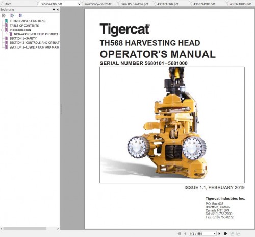 Tigercat-Harvesting-Head-TH568-5680101---5681000-Operators--Service-Manual-1.jpg