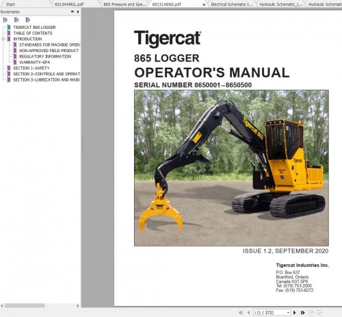 Tigercat-Logger-865-8650001---8650500-Operator-Manual--Schematic-1.jpg