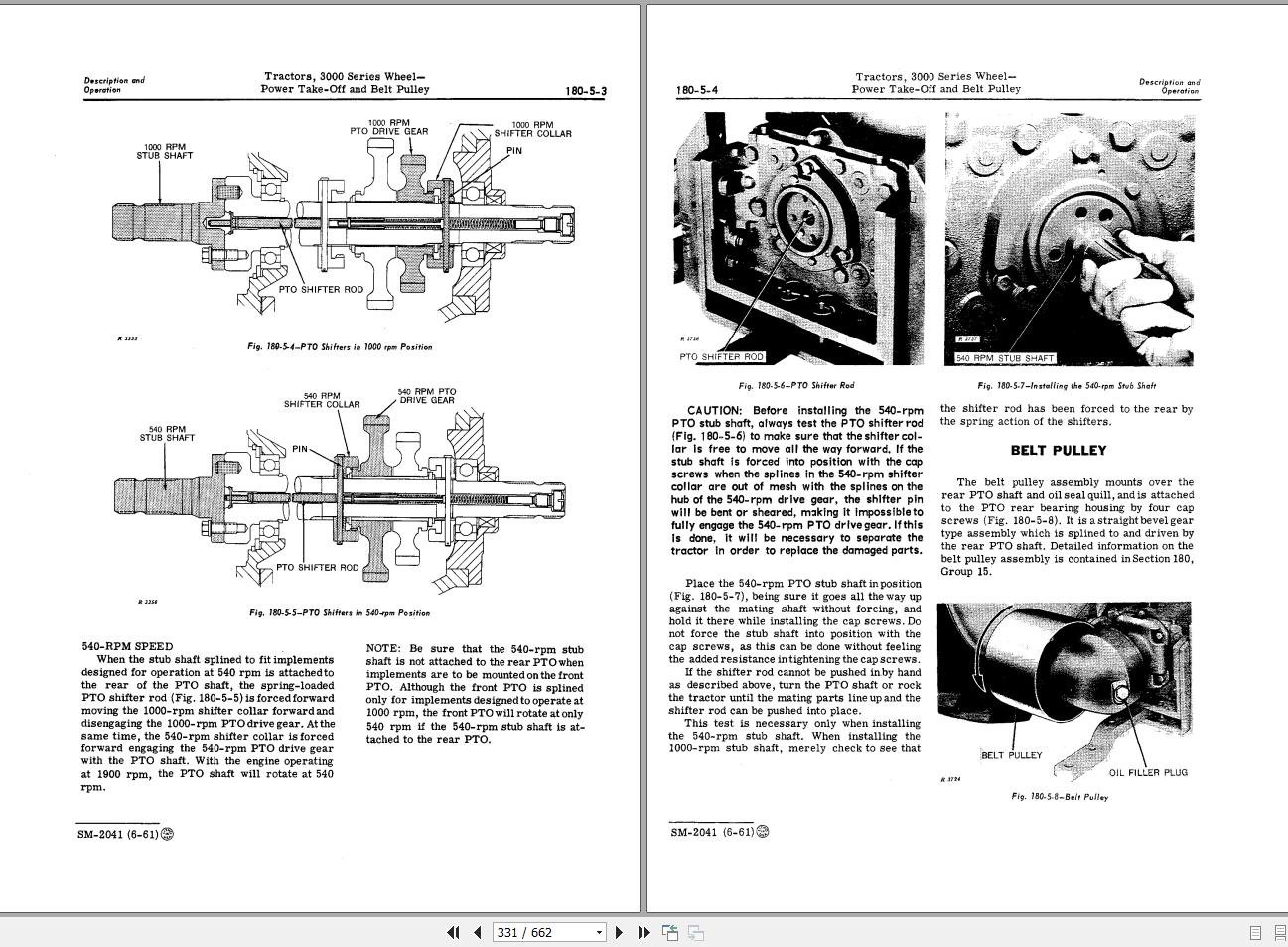 John Deere Wheel Tractors 3000 Series Service Manual SM2041 | Auto ...