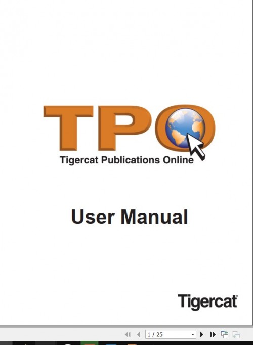 Tigercat Publications Online User Manual 1