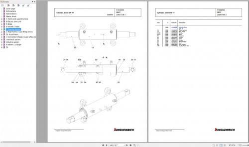 Jungheinrich Forklift EFG 430 G180 450ZT Spare Parts Manual FN426284 2