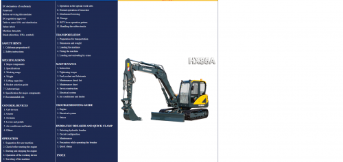 Hyundai CERES Heavy Equipment Operator Manual Updated [01.2022] Offline DVD 5