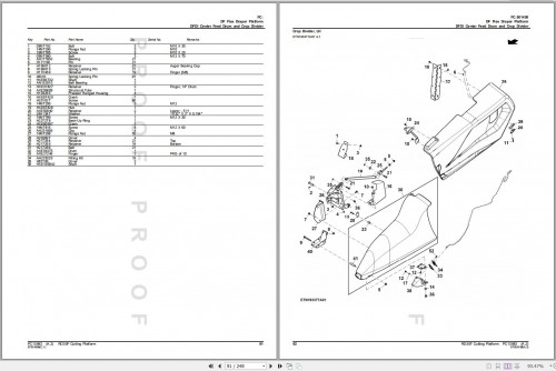 John Deere Folding Corn Head RD30F Parts Catalog PC13983 04 (2)