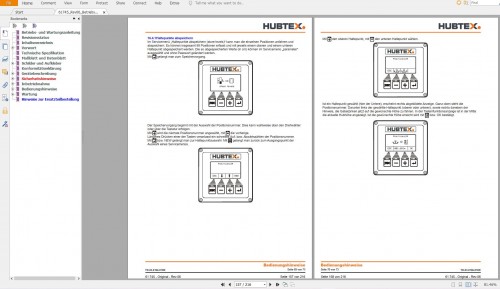 Hubtex Forklift 4.1 GB PDF German Updated 2021 Service and Part Manual DVD DE (14)