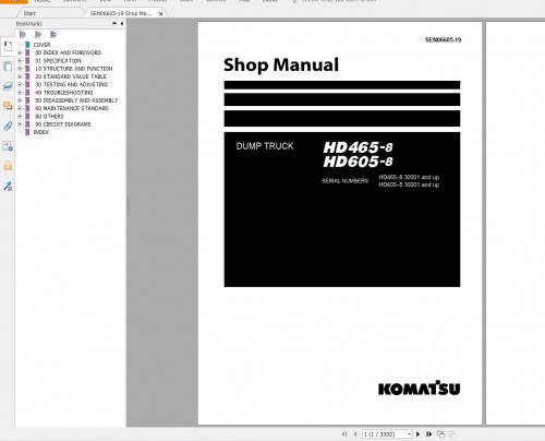 Komatsu Mining Dump Trucks 2.76 GB PDF Updated 2022 Shop Manuals, Operator & Maintenance Manual (8)