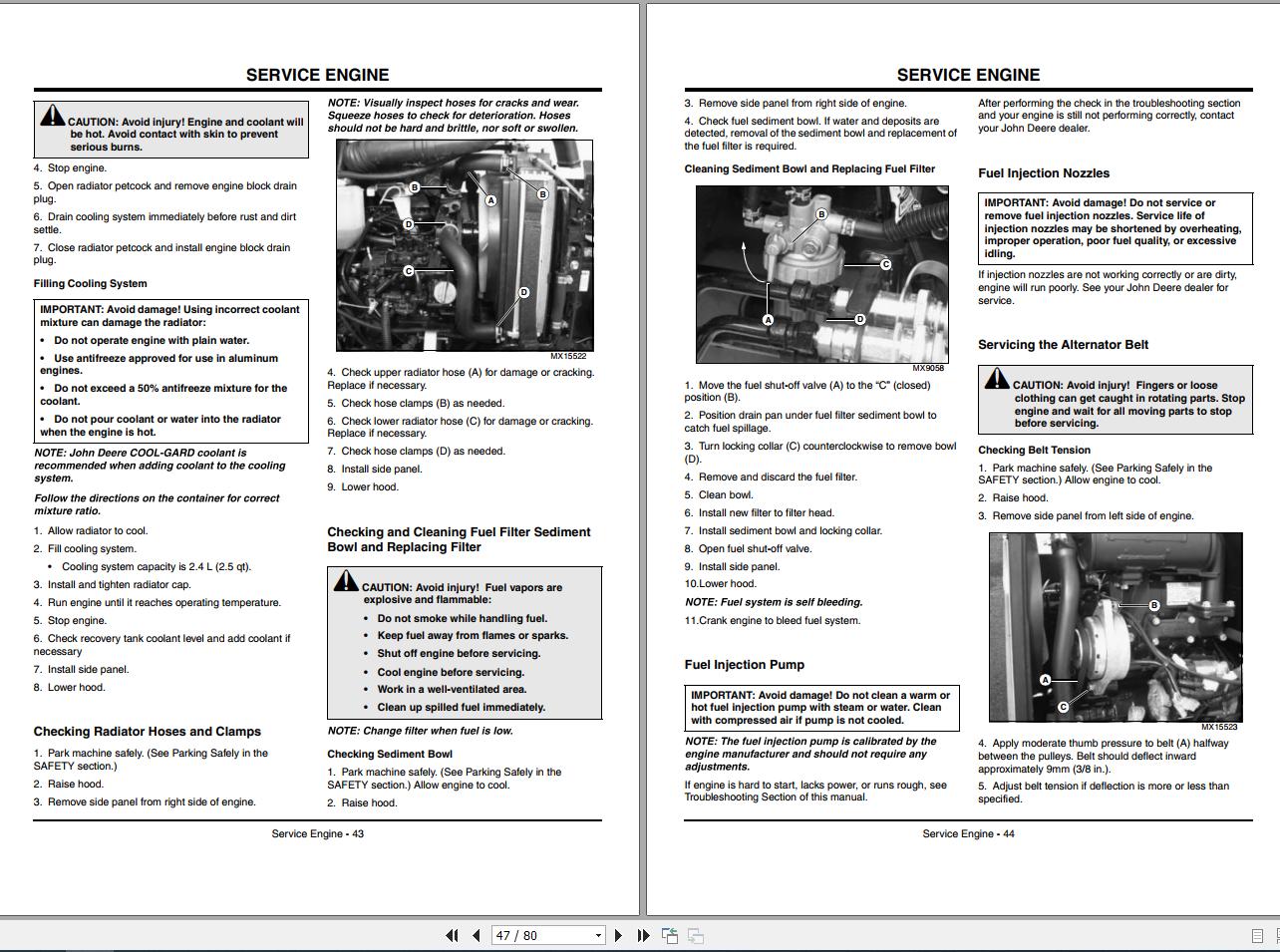 John Deere Compact Utility Tractor 4010 SN 110001 Operator's Manual ...