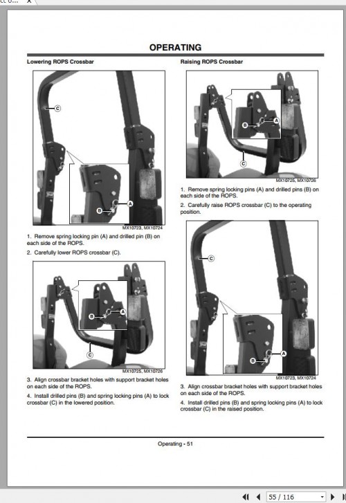 John Deere Compact Utility Tractors 4210 4310 4410 Operator's Manual OMLVU13193 K1 2001 2