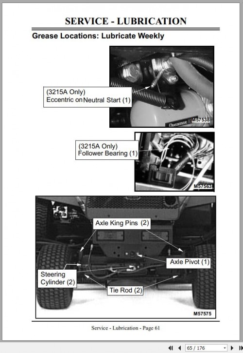 John Deere Lightweight Fairwar Mowers 3215A 3235A Turf System I II Operator's Manual OMMT2777 A6 2