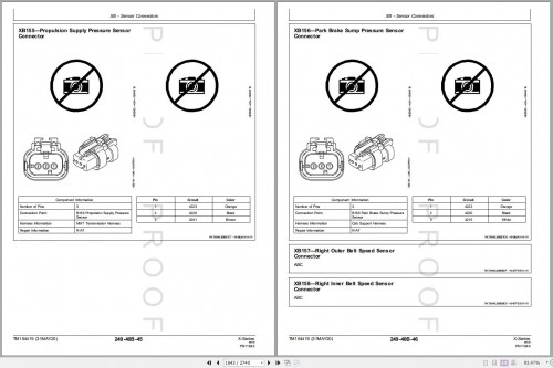 John Deere Combines X Series Technical Manual TM154419 05.2020 2