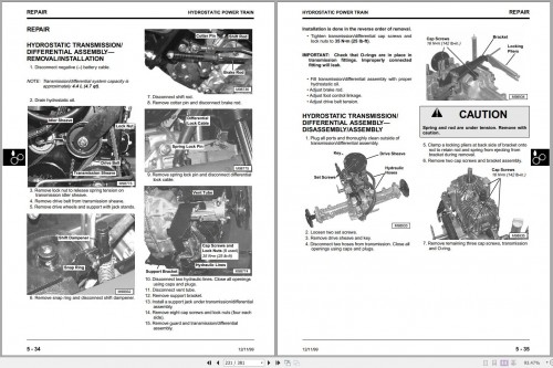 John Deere Front Mower F735 Technical Manual TM1597 2