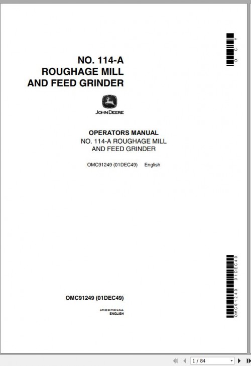 John-Deere-Roughage-Mill--Feed-Grinder-No-114-A-Operators-Manual-OMC91249-1.jpg