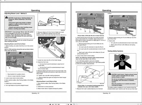 John Deere Tractor X740 X748 X749 SN 070001 Operator's Manual OMM164415 F1 2011 2