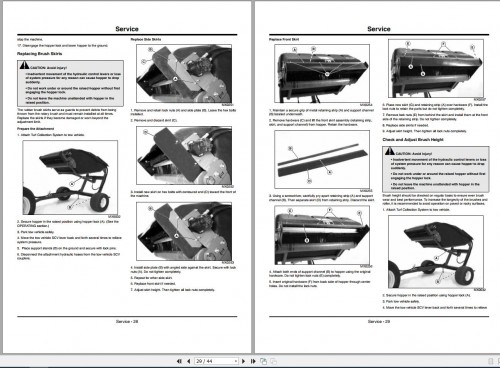 John Deere Turf Collection System TC125 Operator's Manual OMTCU30922 A2 2011 2