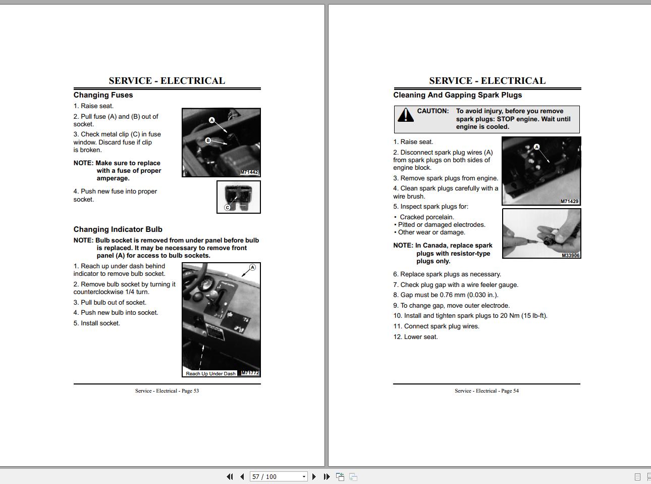 John Deere Utility Vehicle 1800 SN 020161 Operator's Manual OMMT4664 H7