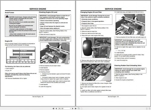 John Deere Utility Vehicle TX Turf SN 010001 Operator's Manual 2